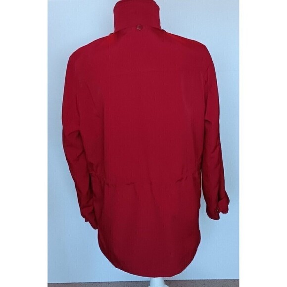 LIZ CLAIBORNE Women's Size Small Red Full Zip & Snap Jacket Coat - Picture 4 of 12